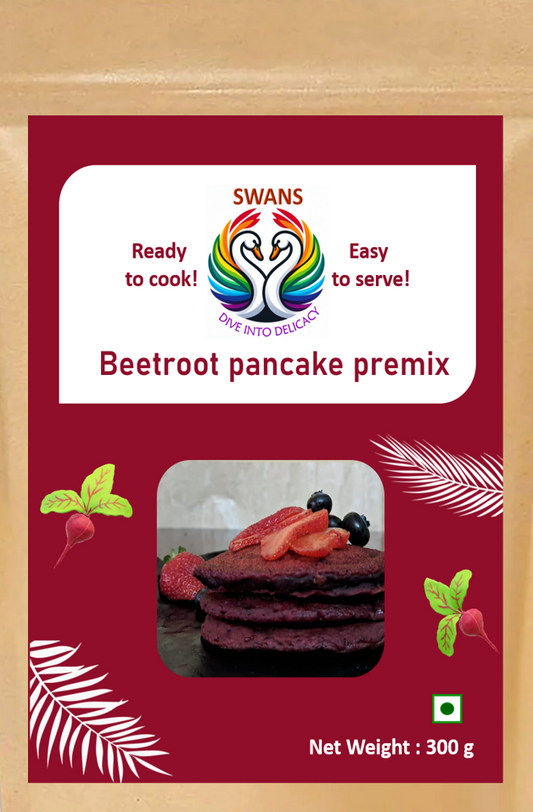 Beetroot pancake premix