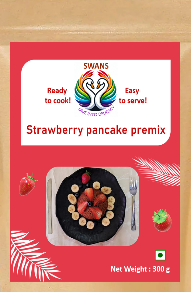 Strawberry pancake premix