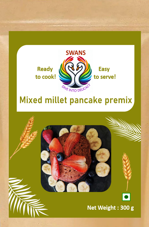 Mixed millet pancake premix