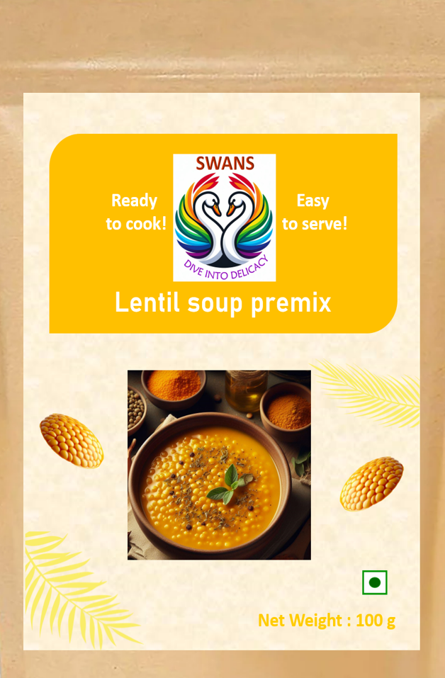 Lentil soup premix